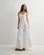 Vero Moda - Hvid - Vmasha Sl Ankle Dress Wvn Exp SB2 G
