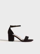 NLY Shoes Low Block Heel Sandal Low Heel Sort