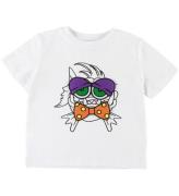 Stella McCartney Kids T-shirt - Hvid m. Fisk/Patches