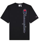 Champion Fashion T-shirt - Sort m. Logo