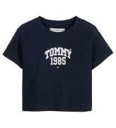 Tommy Hilfiger T-shirt - Varsity Rib - Desert Sky