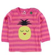 Freds World Bluse - Pink/Koralstribet m. Ananas