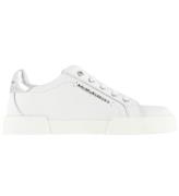 Dolce & Gabbana Sneakers - Hawaii - Hvid m. SÃ¸lv