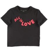Stella McCartney Kids T-shirt - All Is Love - Sort