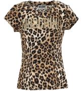 Moschino T-shirt - Leopard m. Guld
