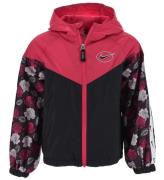 Nike Jakke - Floral Windrunner - Sort/Rosa