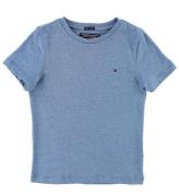 Tommy Hilfiger T-shirt - BlÃ¥meleret