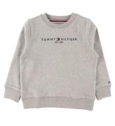 Tommy Hilfiger Sweatshirt - Essential - Organic - GrÃ¥meleret