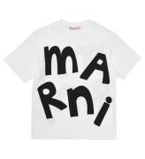 Marni T-shirt - Hvid m. Sort