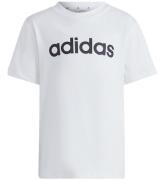 adidas Performance T-Shirt - LK Lin CO Tee - Hvid/sort