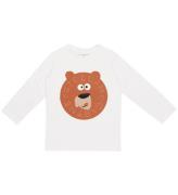 Stella McCartney Kids Bluse - Off White m. BjÃ¸rn