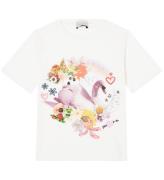 Stella McCartney Kids T-shirt - Off White m. Svane