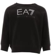 EA7 Sweatshirt - Sort m. SÃ¸lv