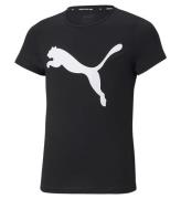 Puma T-Shirt - ACTIVE Tee - Sort m. Print