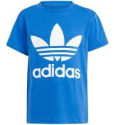 adidas Originals T-shirt - Trefoil Tee - BlÃ¥/Hvid