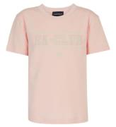 Emporio Armani T-shirt - Rosa m. Hvid