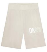 DKNY Sweatshorts - Creme m. Hvid