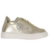 Calvin Klein Sko - Low Cut Lace-Up - Platinum