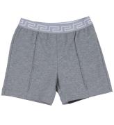 Versace Sweatshorts - GrÃ¥meleret m. Hvid