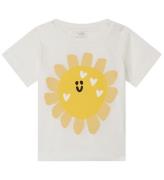 Stella McCartney Kids T-shirt - Hvid/Gul m. Sol