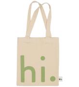 Design Letters Shopper - Lille - Hi - Natur/GrÃ¸n