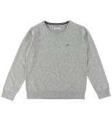 GANT Bluse - Strik - Shield Classic - Light Grey Melange