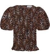 Hound Top - Leopard - Sort/Beige/Brun