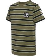 Hummel T-Shirt - hmlOhio - Kalamata m. Striber