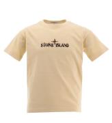 Stone Island T-shirt - Natural Beige m. Sort