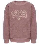 Hummel Bluse - Fleece - HmlCosso - Twilight Mauve m. Guld