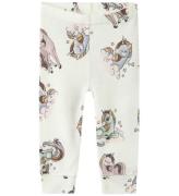 Name It Leggings - Uld - NbfWillitus - Snow White m. EnhjÃ¸rninge