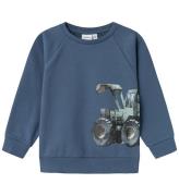 Name It Sweatshirt - NmmNiklo - Bering Sea m. Traktor