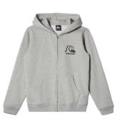 Quiksilver Cardigan - Graphic - GrÃ¥meleret m. Sort