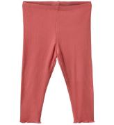 Sofie Schnoor Leggings - Rib - Coral Pink