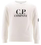 C.P. Company Sweatshirt - Gauze White m. Logo