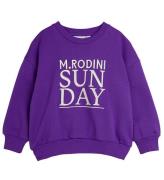 Mini Rodini Sweatshirt - Sunday - Purple