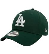 New Era Kasket - 9Forty - Dodgers - GrÃ¸n/Hvid