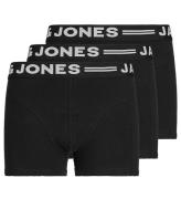 Jack & Jones Boxershorts - Sense Trunks - 3-pak - Sort