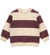 The New Siblings Sweatshirt - TnsMiran - Crushed Berry Striped