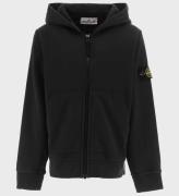 Stone Island Cardigan - Sort m. Logo