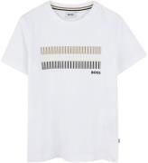 BOSS T-shirt - Hvid m. Striber