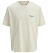 Jack & Jones T-shirt - JorIslington - Antique White m. Print