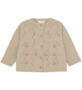 Minymo Cardigan Knit - Beige Meleret