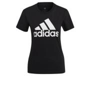 adidas T-Shirt Essentials Big Logo - Sort/Hvid Kvinde