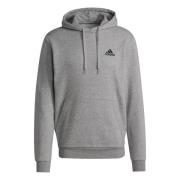 adidas Hættetrøje Essentials Fleece - Grå/Sort