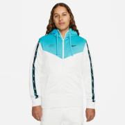 Nike Hættetrøje Sportswear NSW Repeat - Hvid/Blå/Sort