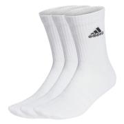 adidas Sokker Cushioned Sportswear Crew 3-Pak - Hvid/Sort