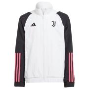 Juventus Træningsjakke Presentation Tiro 23 - Hvid/Sort/Pink Børn