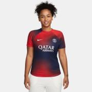 Paris Saint-Germain Trænings T-Shirt Dri-FIT Pre Match - Navy/Rød/Hvid Kvinde