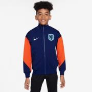 Holland Træningsjakke Dri-FIT Academy Pro Anthem EURO 2024 - Navy/Orange/Hvid Børn